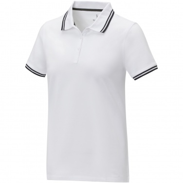 Logo trade advertising product photo of: Amarago short sleeve women's tipping polo